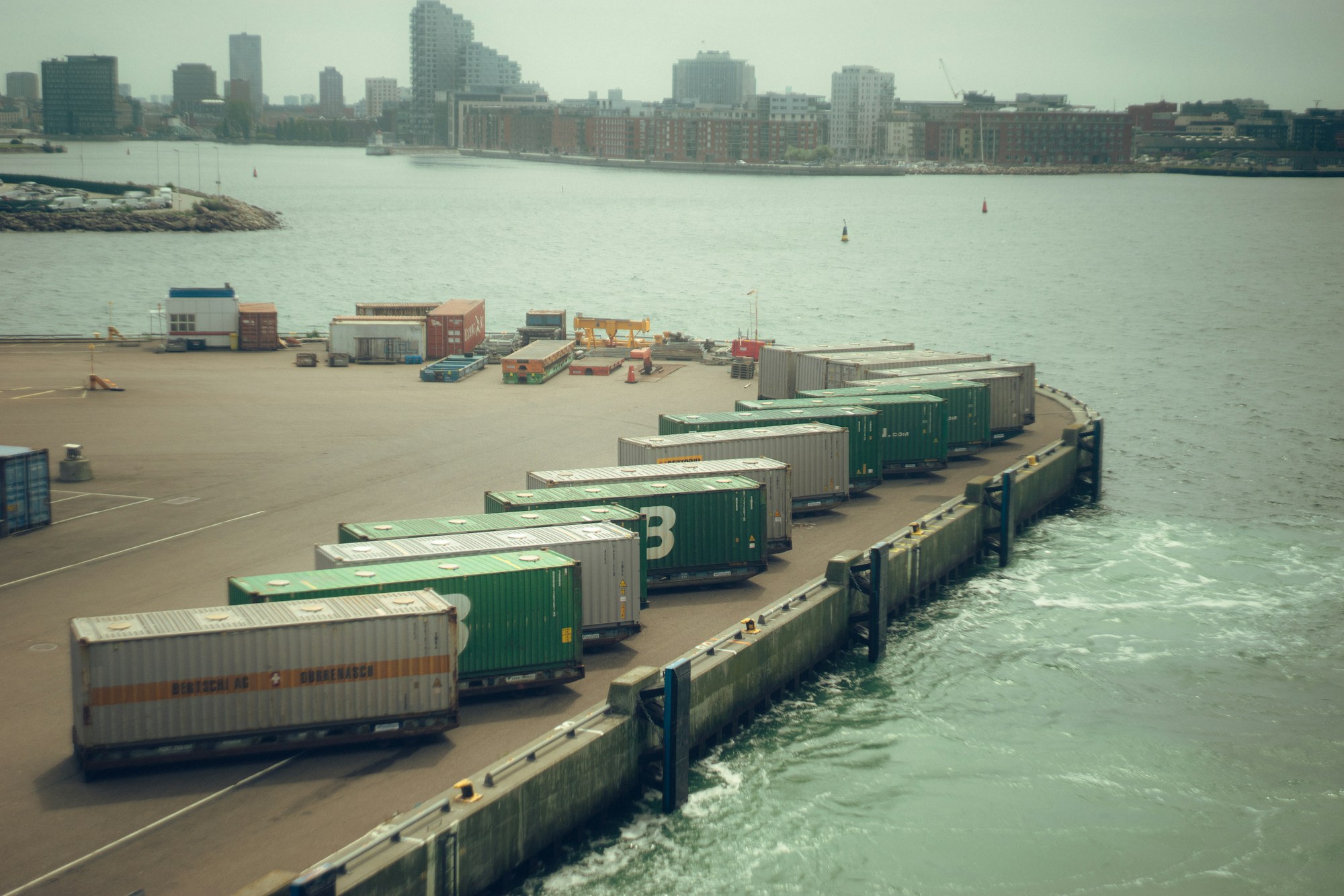 Shipping containers and port infrastructure